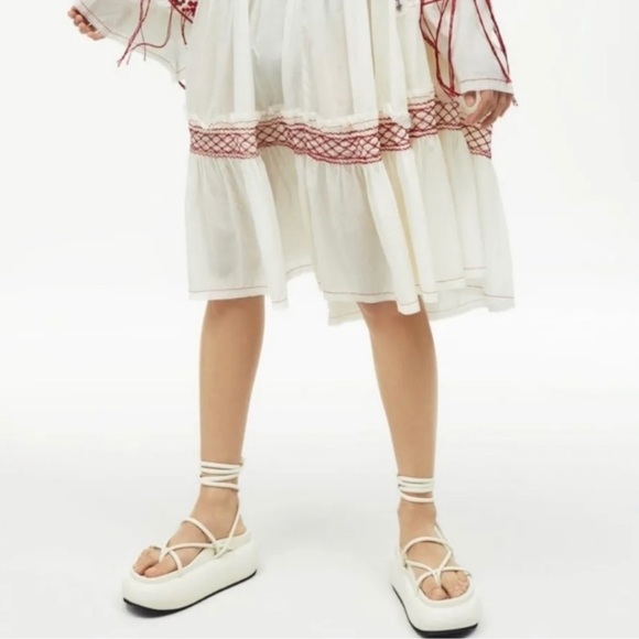 ZARA ATELIER SS 2023 OFF WHITE PLATFORM SANDALS LIMITED EDITION - Picture 1 of 13